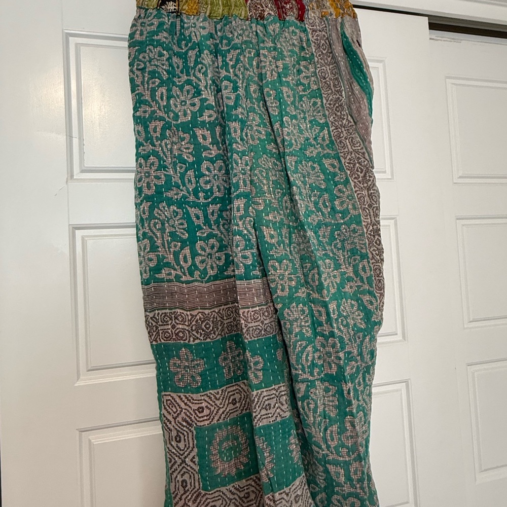 Kantha pants. Free size. NWT BOHO - Picture 4 of 11